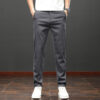 Tencel Lyocell Light And Easy To Care Slim-fitting Straight Pants Men's - Image 7