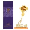 24K Gold Foil Flower Artificial Rose Valentine Day Romantic Gift for Home Table Decor(Golden) - Image 8