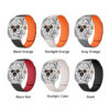 Silicone Magnetic Two-color Watch Strap - Image 4