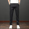 Tencel Lyocell Light And Easy To Care Slim-fitting Straight Pants Men's - Image 6